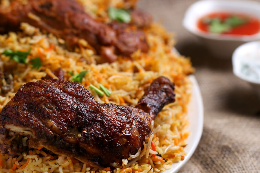 Dahlak Rotterdam - Afrikaans restaurant Rotterdam - Gerechten kip met rijst